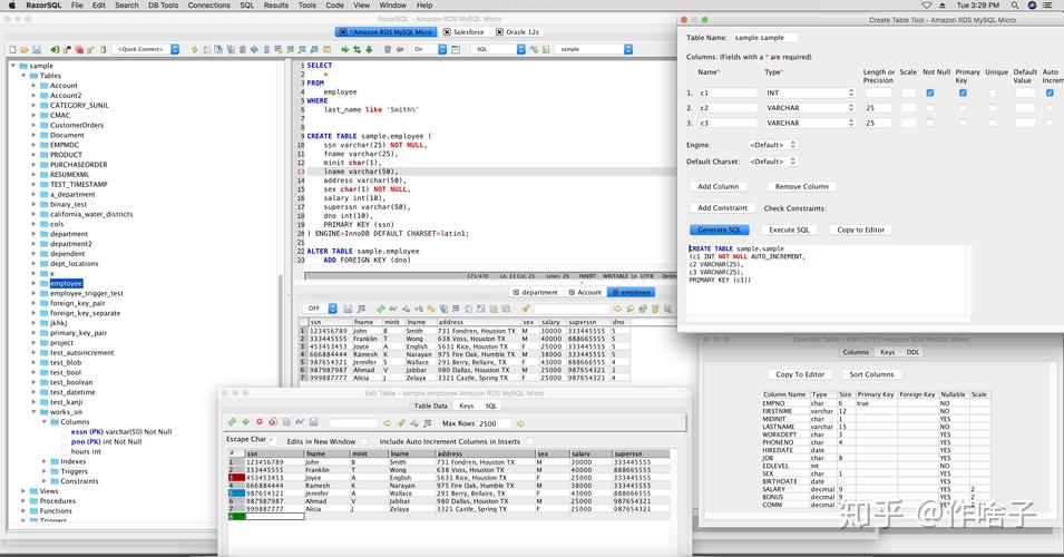 在Microsoft SQL Server (MSSQL) 数据库管理系统中，SQL查询是最常用的操作之一，用于从数据库中检索数据。下面将详细探讨多种SQL查询技术，包括子查询、动态查询、跨库查询等，以及如何使用这些技术来获取所需信息。