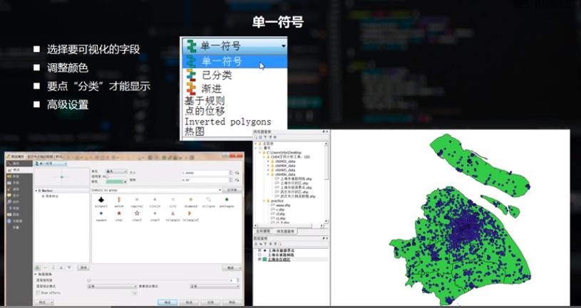 空间查询是一种在地理信息系统（GIS）中用于检索和分析空间数据的高级技术。它涉及到对地图上的点、线、面等几何对象进行定位、筛选和操作，以获取用户感兴趣的信息。空间查询可以基于对象的位置、形状、大小、方向以及与其他对象的空间关系等多种因素。