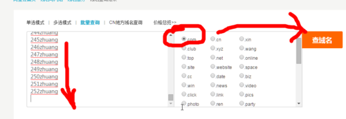如何批量查询域名