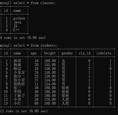 SQL查询语句教程