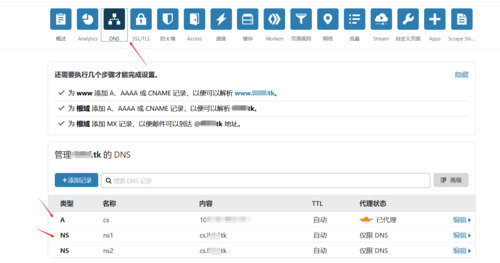 DNS NS记录的详细内容