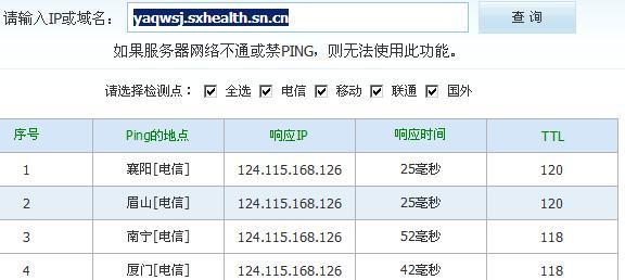 网络Ping值为多少毫秒？