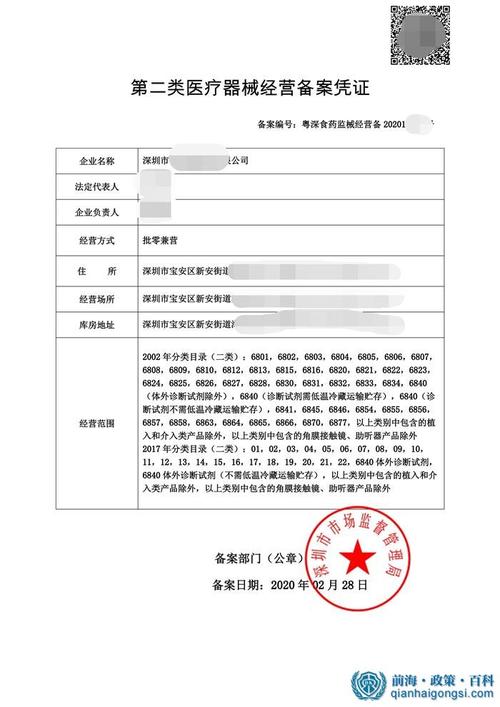 深圳企业备案信息查询