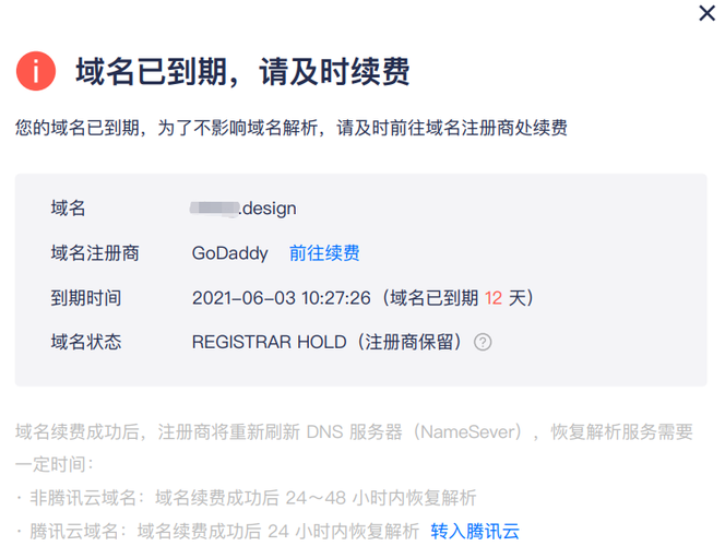 关于域名过期天数查询的详细内容