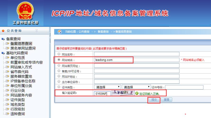 域名注册信息查询