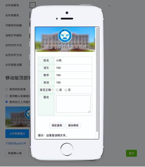 查询页面模板设计指南