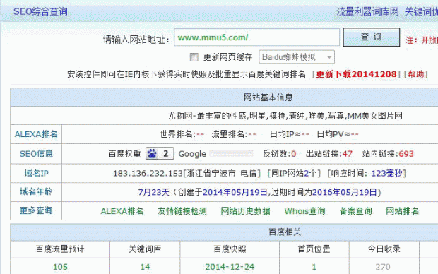 SEO信息查询