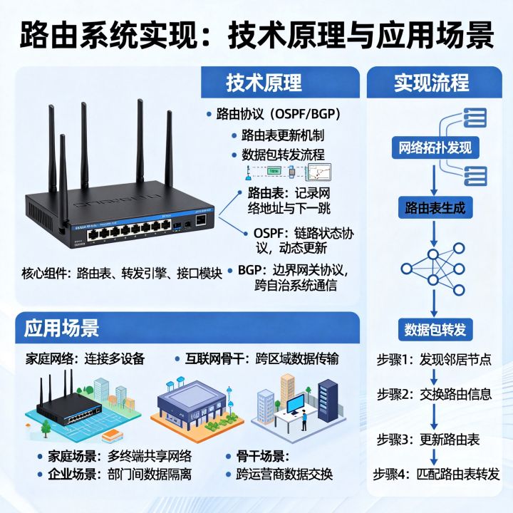 路由系统实现，其技术原理和应用场景是什么？，路由系统如何实现
