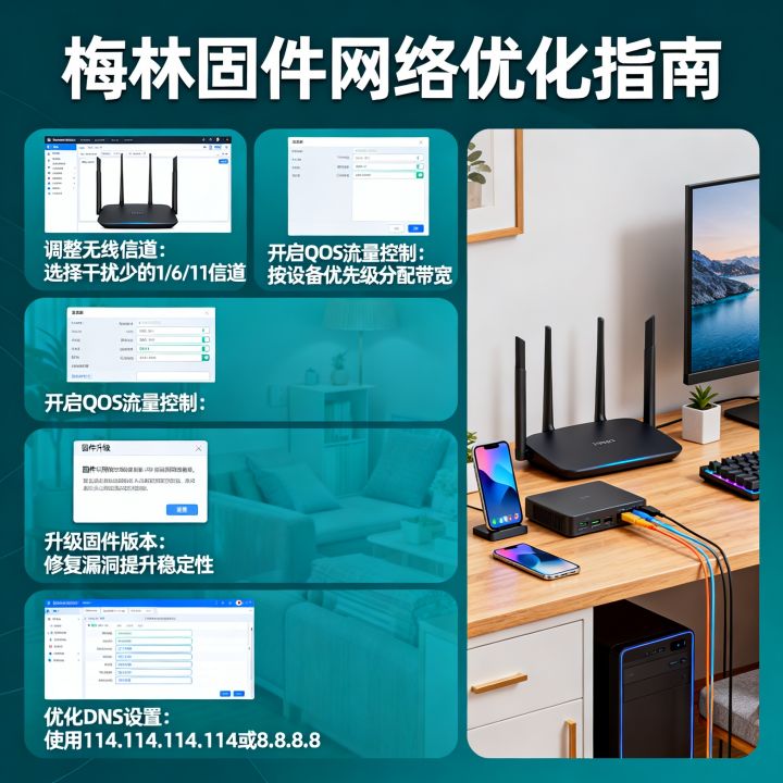 梅林固件有哪些方法能显著提升网络速度？，梅林固件怎么优化网络