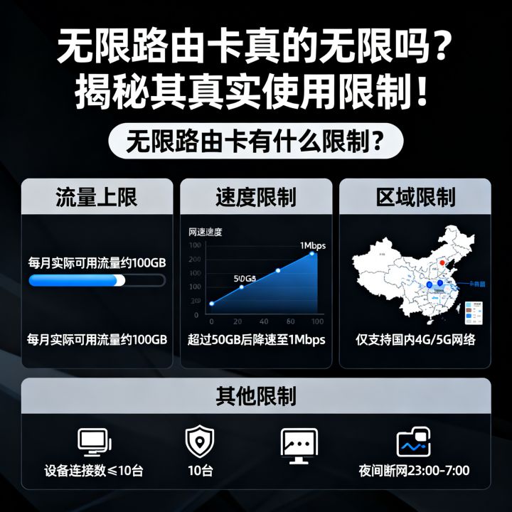 无限路由卡真的无限吗？揭秘其真实使用限制！，无限路由卡有什么限制？