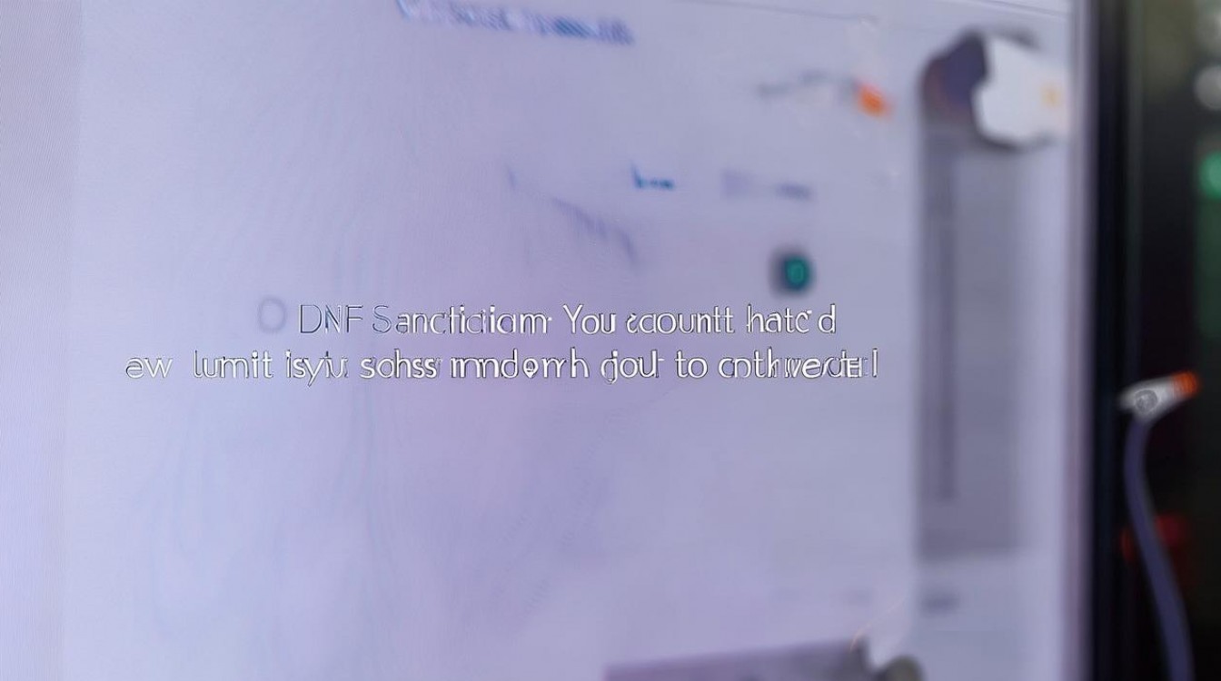 dnf制裁和网速有关