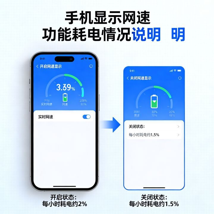 显示网速耗电快吗,手机屏幕显示网速功能费电吗? 显示网速耗电快吗,手机屏幕显示网速功能费电吗?