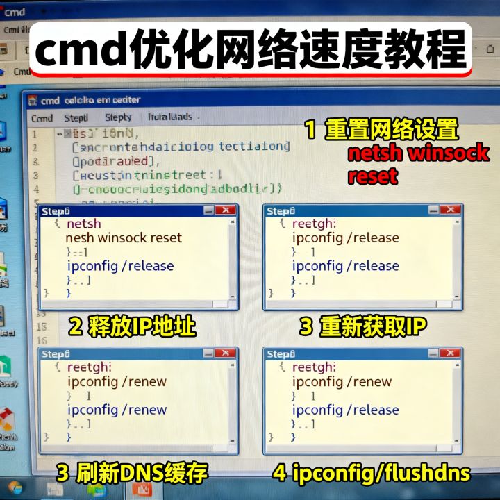 cmd怎么让网速变快，cmd怎么优化网络速度让网速变快