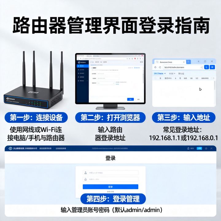 怎么进去路由器管理界面？路由器登录地址是什么