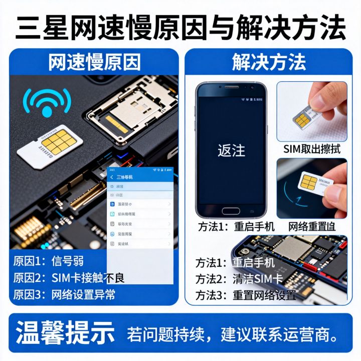 三星当前网速为什么慢？三星网速慢怎么解决