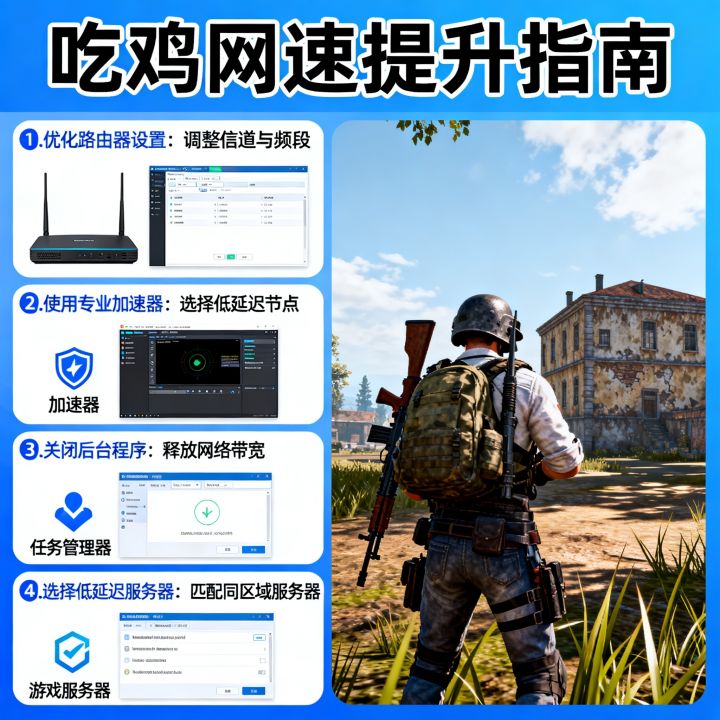 吃鸡如何网速变快