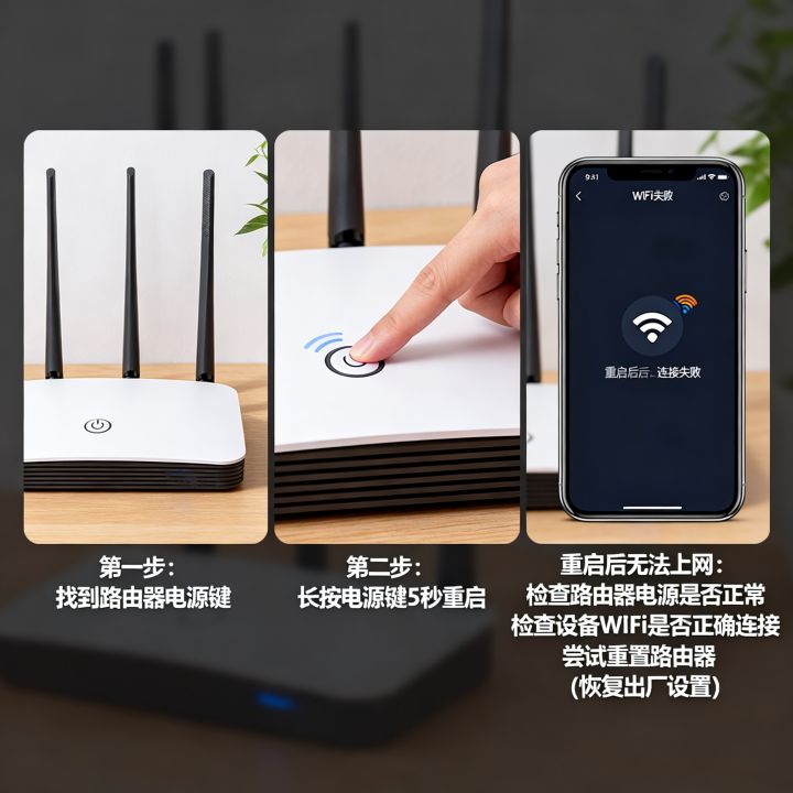 无线路由怎么重启，重启后无法上网怎么办