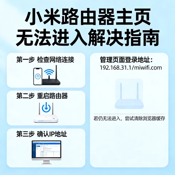 小米路由器主页无法进入怎么解决，小米路由器管理页面登录地址