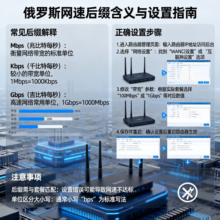 俄罗斯的网速后缀是什么意思，俄罗斯网速后缀怎么设置才正确