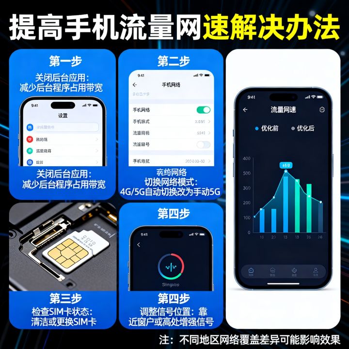 提高流量网速的办法有哪些？, 手机流量网速慢怎么解决
