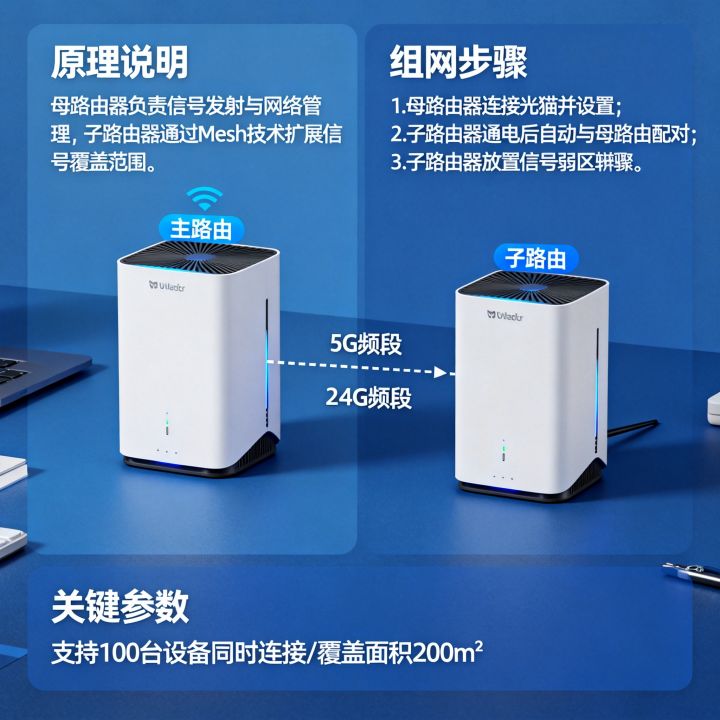 子母路由器原理是什么，子母路由器怎么组网？
