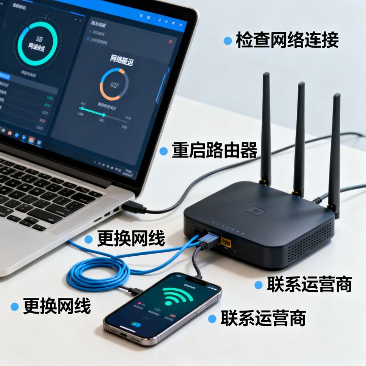 网速勃延时999怎么解决，网络延迟高怎么办