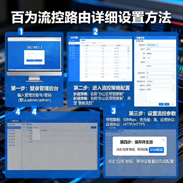 百为流控路由怎么设置？百为流控路由详细设置方法有哪些