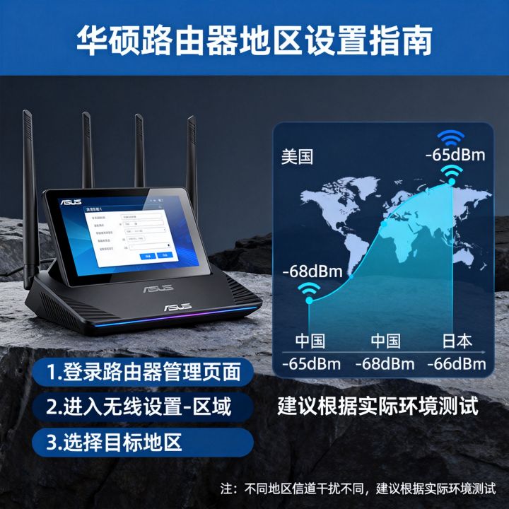 华硕路由器地区怎么改，华硕路由器地区改哪个信号好