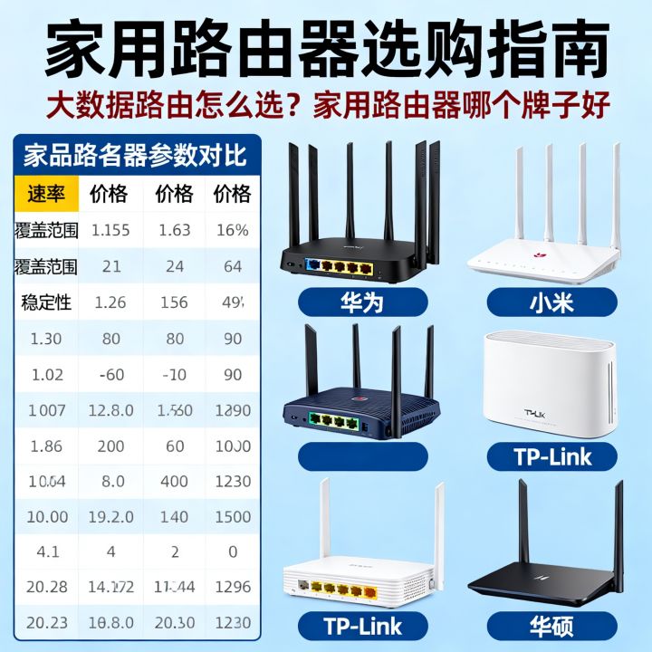 大数据路由怎么选？家用路由器哪个牌子好，