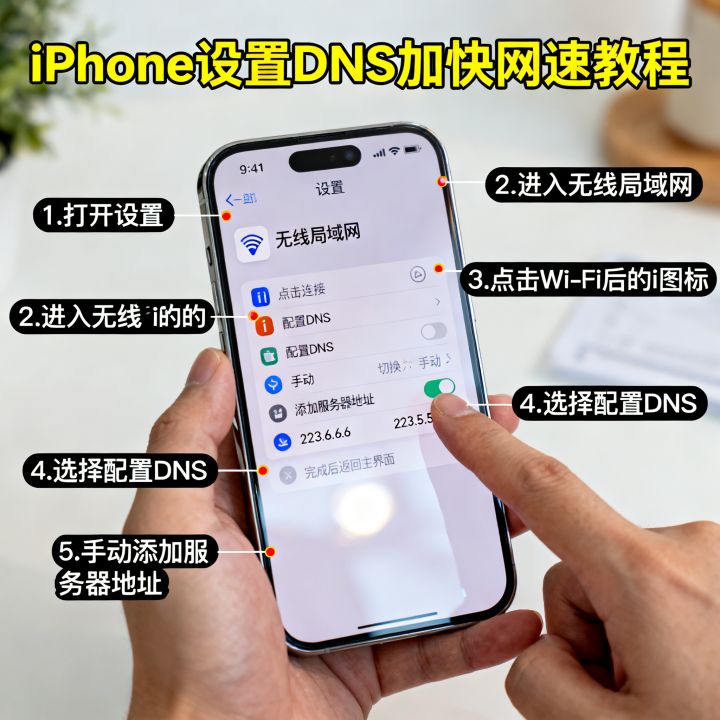 苹果怎么加快网速dns，iPhone网速慢怎么设置DNS最快