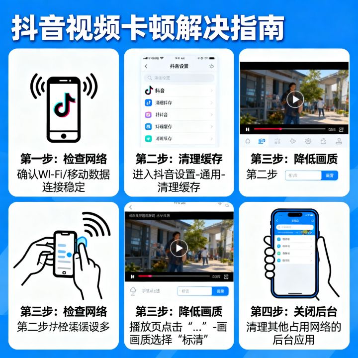 刷抖音网速差怎么办,抖音视频卡顿如何解决? 刷抖音网速差怎么办,抖音视频卡顿如何解决?
