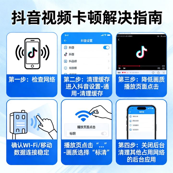 刷抖音网速差怎么办,抖音视频卡顿如何解决? 刷抖音网速差怎么办,抖音视频卡顿如何解决?