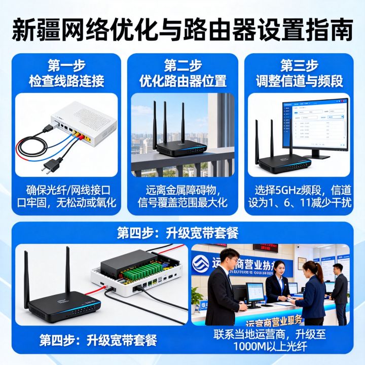 新疆网怎么稳定网速，宽带网速慢怎么提升快，怎么设置路由器？