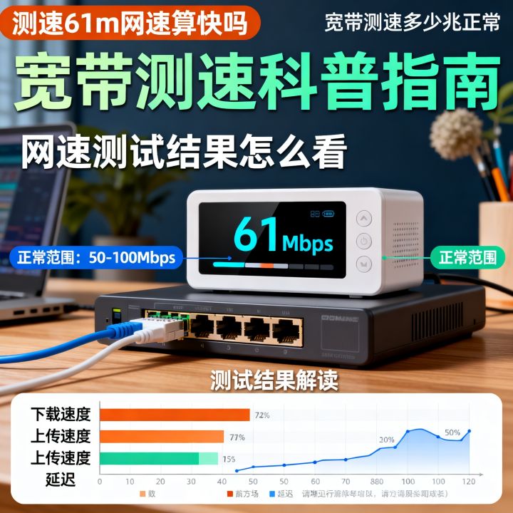 测速61m网速算快吗,宽带测速多少兆正常,网速测试结果怎么看 测速61m网速算快吗,宽带测速多少兆正常,网速测试结果怎么看