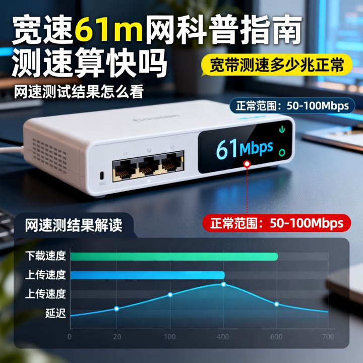 测速61m网速算快吗,宽带测速多少兆正常,网速测试结果怎么看 测速61m网速算快吗,宽带测速多少兆正常,网速测试结果怎么看