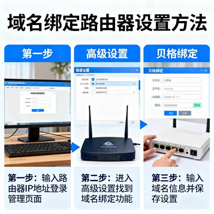 域名绑定路由怎么设置，域名绑定路由器的方法