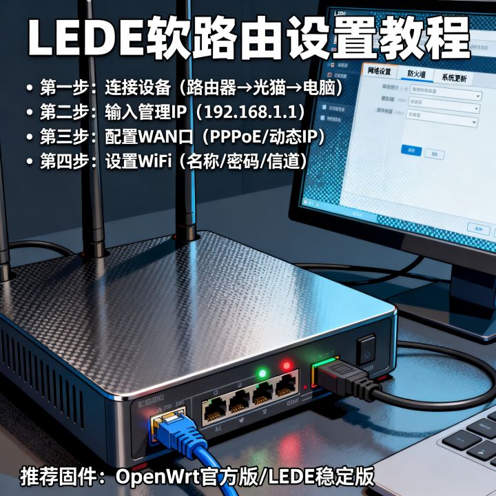 软路由lede怎么设置，lede软路由固件哪个好，软路由设置教程