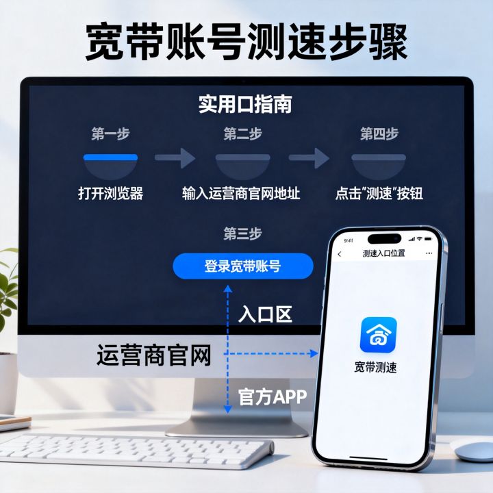 宽带账号怎么测网速?宽带账号测速入口在哪 宽带账号怎么测网速?宽带账号测速入口在哪