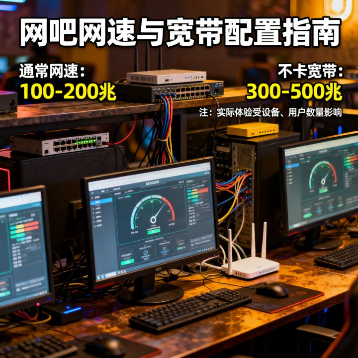 网吧网速通常多少兆，网吧宽带一般多少兆才不卡