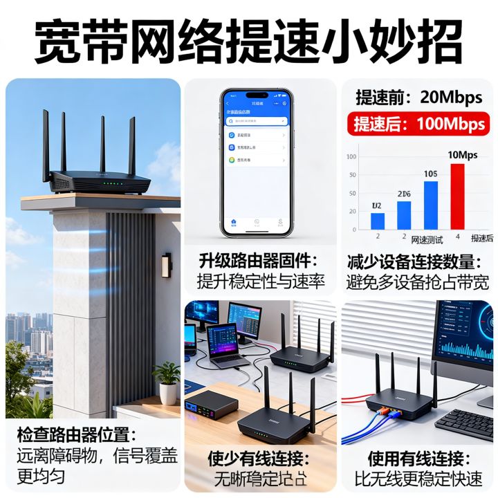怎么让网速给快些，宽带网络提速小妙招有哪些？