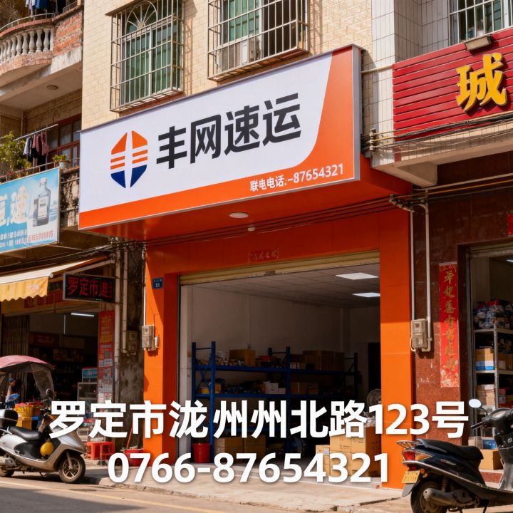 丰网速运罗定网点具体地址在哪里，联系电话是多少