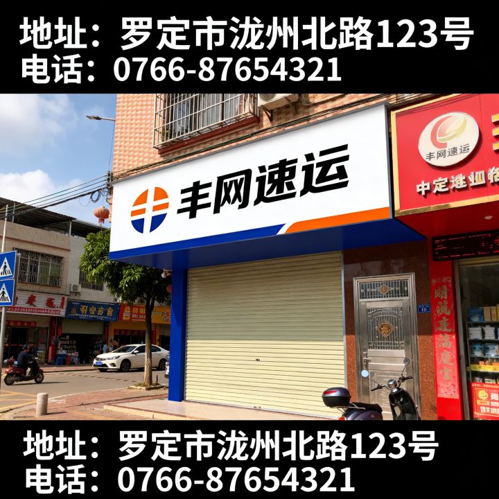 丰网速运罗定网点具体地址在哪里，联系电话是多少