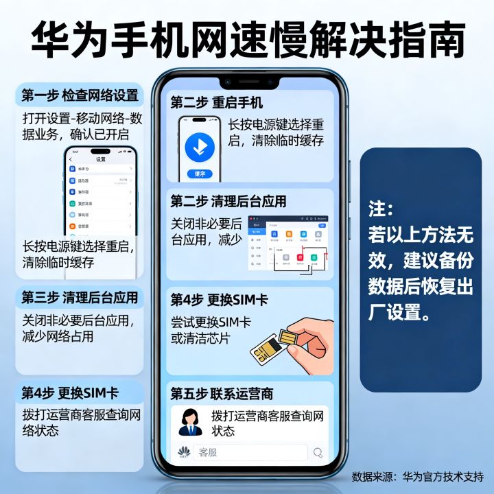 怎样让华为网速快点？华为手机网速慢怎么解决？