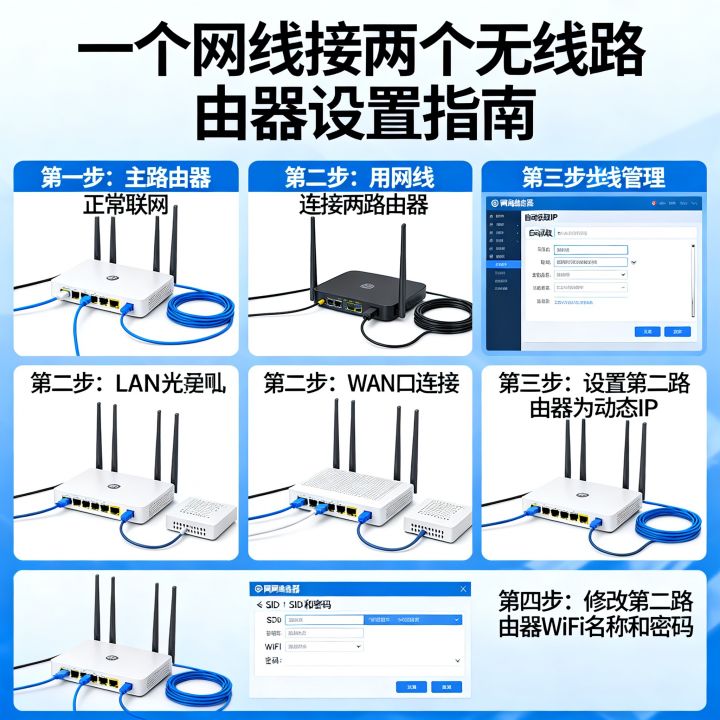 一个网线可以接两个无线路由器吗,第二个路由器怎么设置? 一个网线可以接两个无线路由器吗,第二个路由器怎么设置?