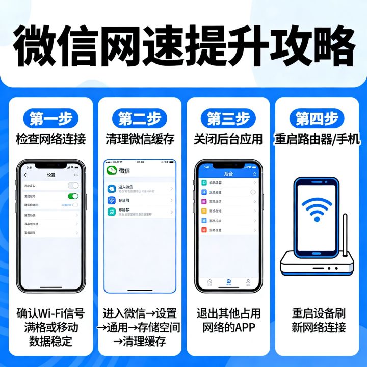 微信网速怎么提高，微信网速慢怎么办？