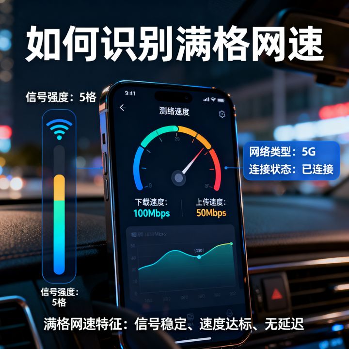 如何识别满格网速