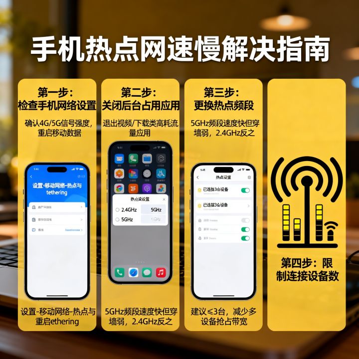 开热点以后网速很慢怎么办，手机热点网速慢怎么解决？