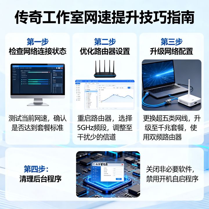 传奇工作室网速慢怎么解决，传奇工作室网速提升技巧