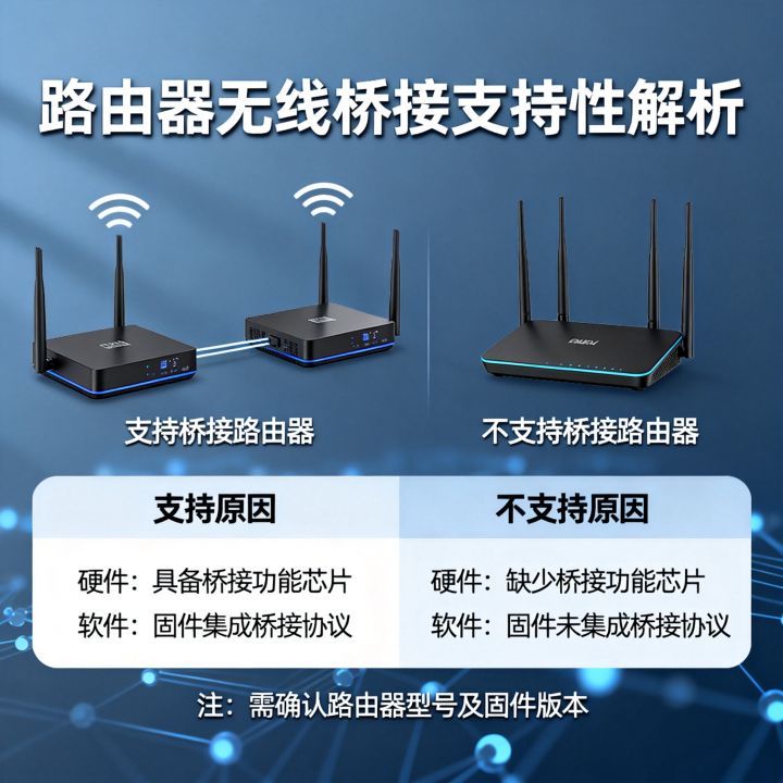 所有的路由器都可以无线桥接吗，为什么部分路由器不支持