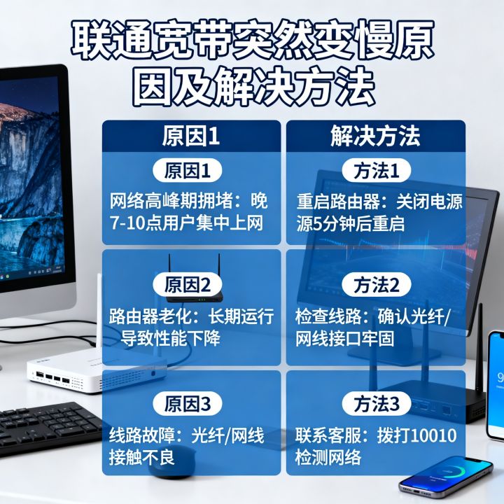 联通忽然网速特别慢怎么办,联通宽带突然变慢是什么原因? 联通忽然网速特别慢怎么办,联通宽带突然变慢是什么原因?
